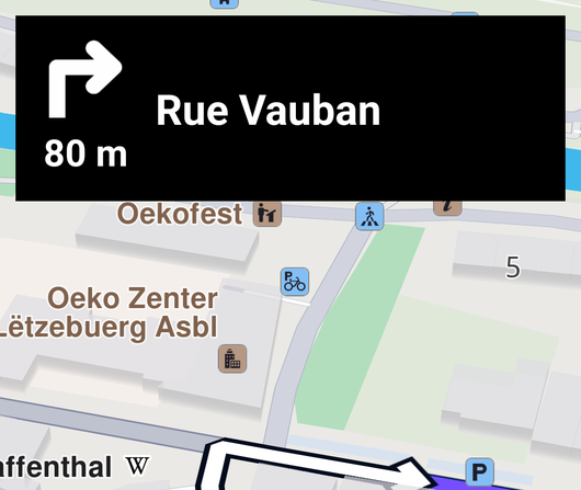 Downloaded Onboard Map Simulation image