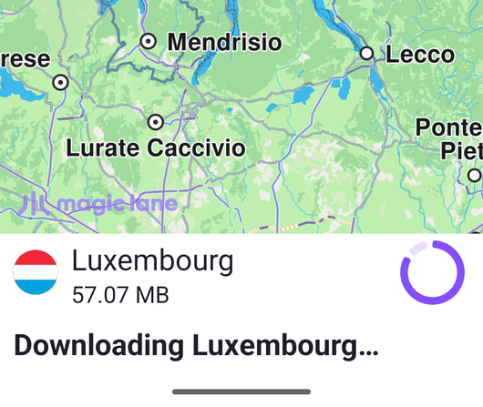 Downloading Onboard Map Simulation image