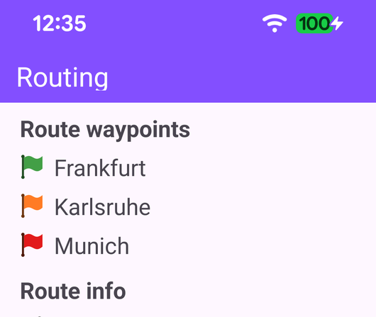 Routing image