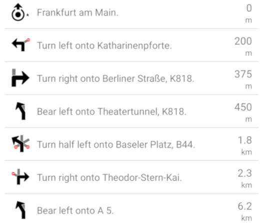 Route Instructions image