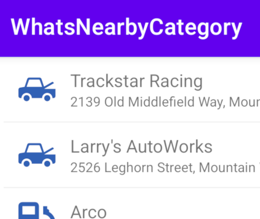 What’s Nearby Category image