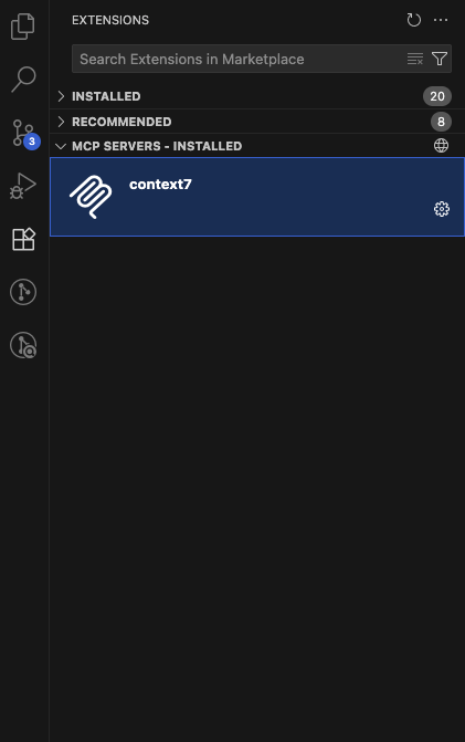 Context7 MCP server