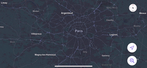 A demo showcasing POIs, traffic and speed cameras in Paris. Recorded in the Magic Earth app.
