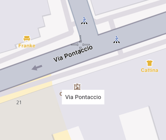 Display Cursor Street Name image