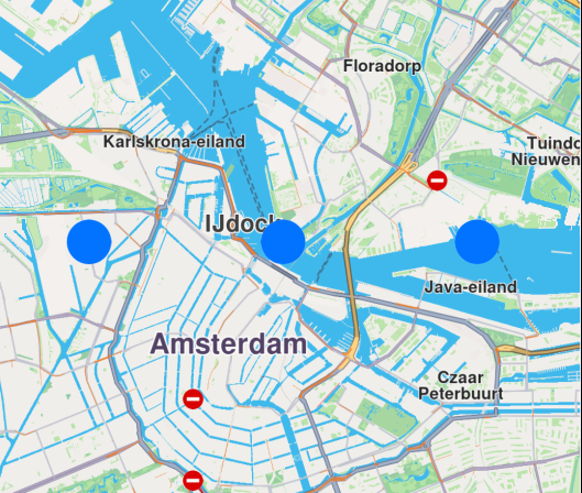 Draw Shapes on Map image