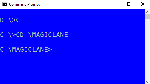 Command prompt - example CPP screenshot