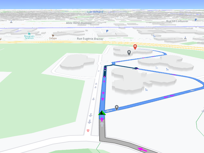 Route Direction Arrows - cpp example screenshot