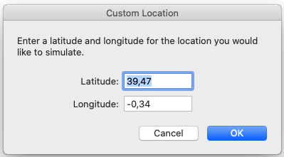 Xcode run NavigateRoute